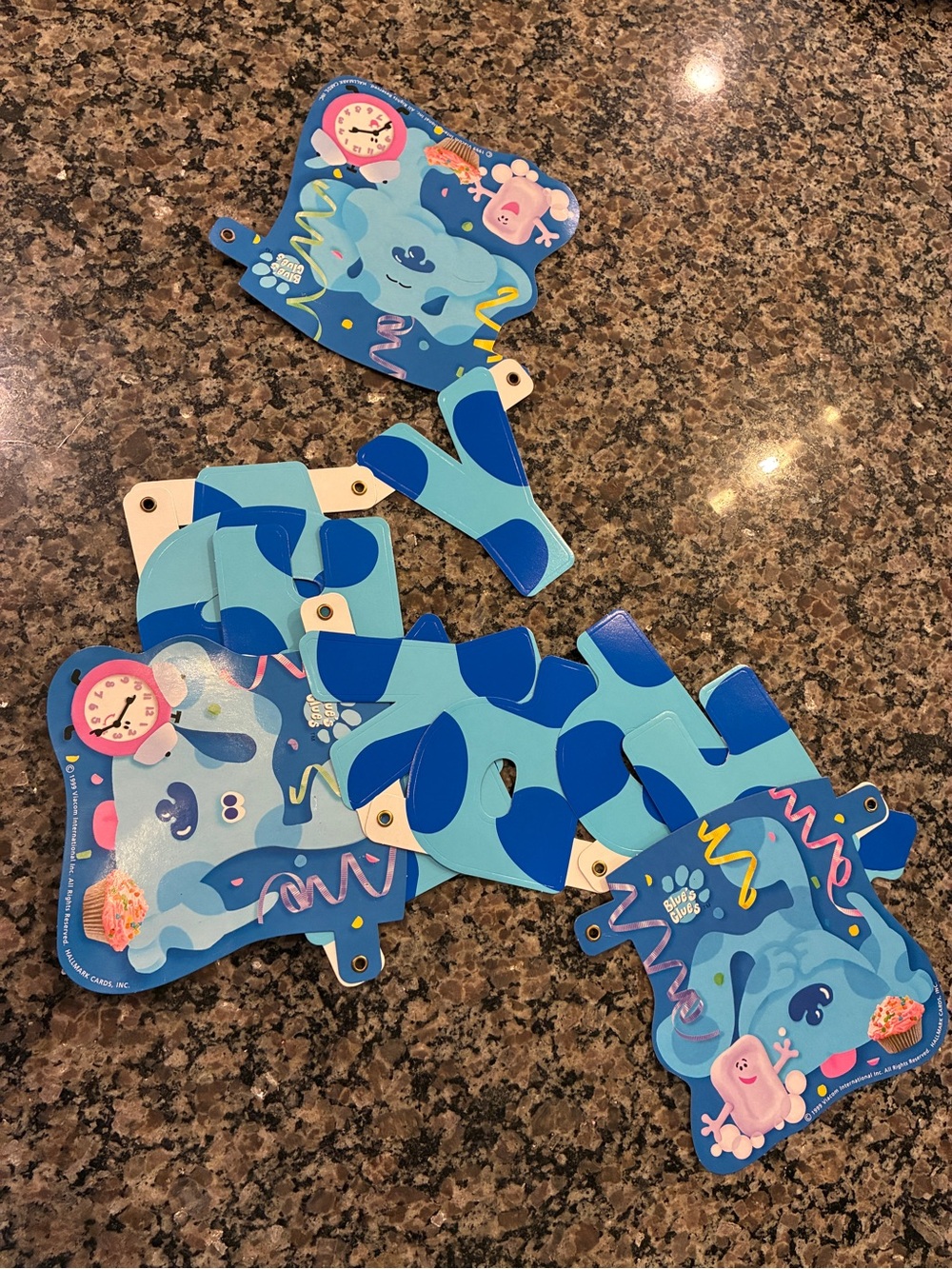 Vintage Blues Clues Party Banner